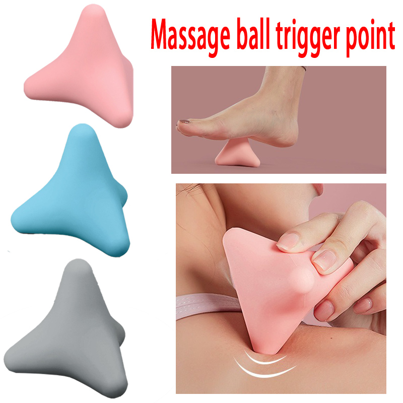 Yoga Fitness Ball - 1 個 TPE マッサージボールトリガーポイント脊椎バックネック肩甲骨フットマッサージボールヨガリラクゼーション経絡フィットネスボール AMQ08
