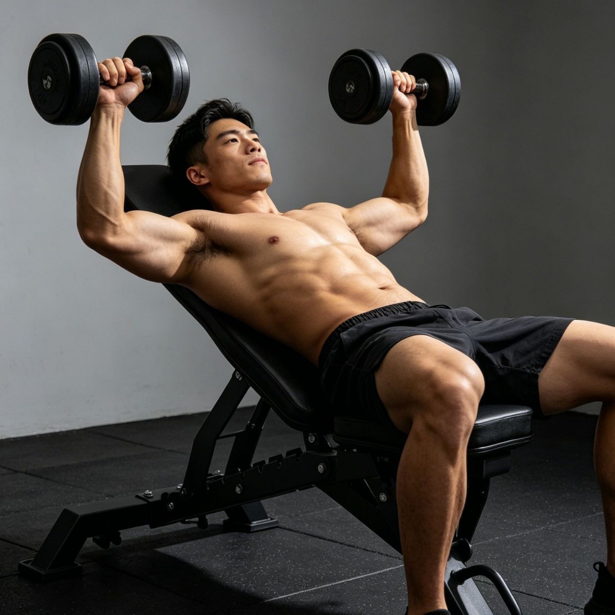 Adjustable Dumbbells - 多機能折りたたみ式ウェイトホームジムワークアウトベンチ、調整可能な傾斜・下降機能付きフィットネスチェア、ダンベルプレスやフライエクササイズに最適
