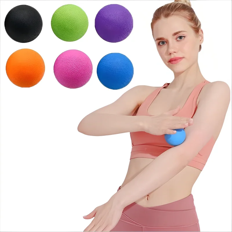 Yoga Fitness Ball - TPE 6CM 筋膜ボール 深部組織筋肉リラクゼーションエクササイズ スポーツフィットネス ヨガマッサージ