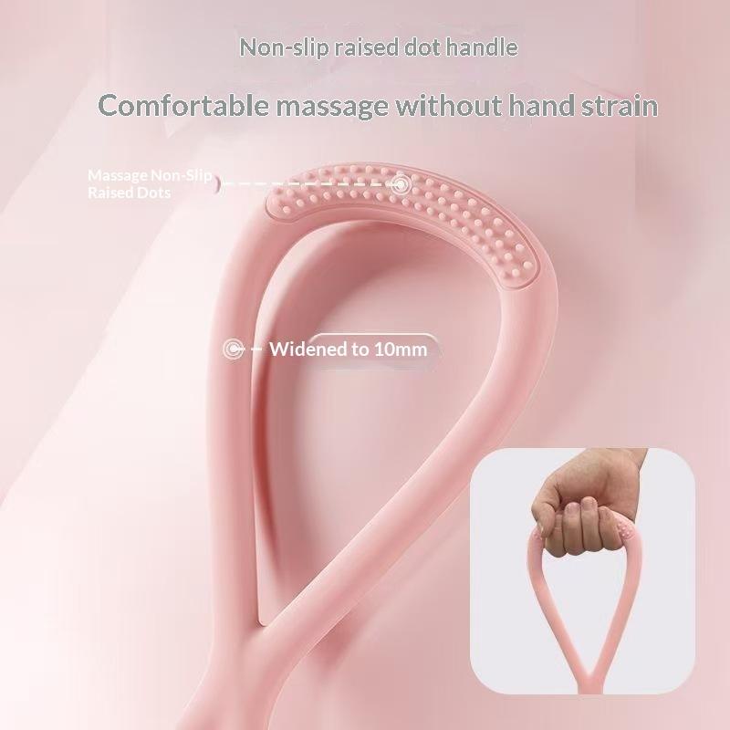 Figure 8 Resistance Band - 新しいシリコン製フィギュア8型レジスタンスバンド、ヨガやホームトレーニング、背中や肩のシェイプアップに最適な様々な強度レベル