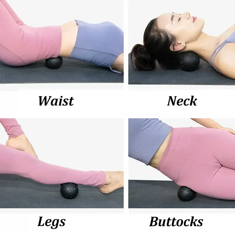 ピーナッツボール ボディマッサージ 筋膜ボール 高密度 筋肉 - Yoga Fitness Ball のレビューと価格