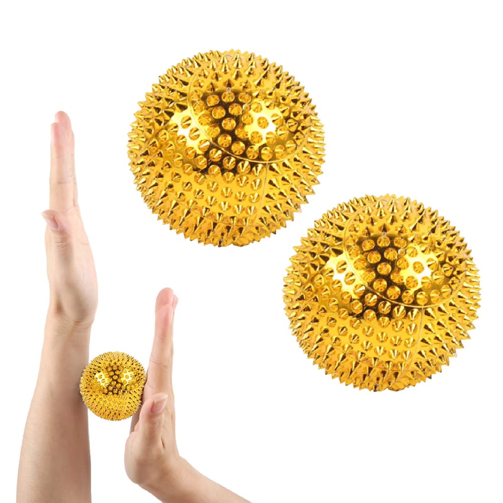 1 ペアヨガフィットネスボール磁気療法マッサージャーマグネッ - Yoga Fitness Ball のレビューと価格