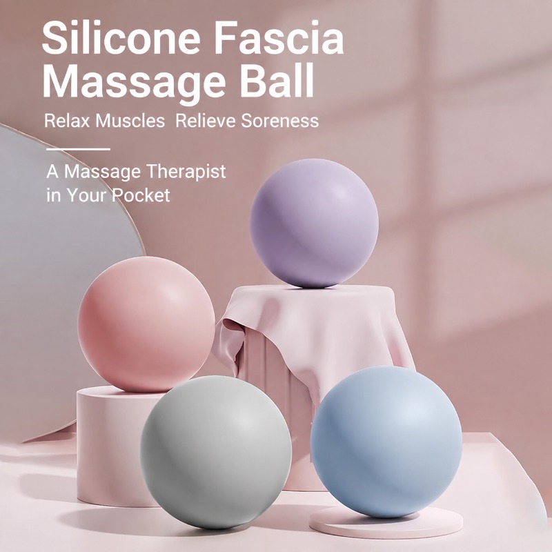 シリコーンフィットネス筋膜ボールソリッドマッサージ球足底筋肉 - Yoga Fitness Ball のレビューと価格