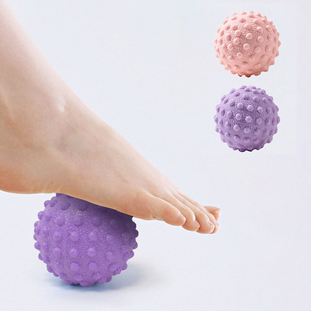 ポータブル TPR 筋膜マッサージボール レイズドトリガーポ - Yoga Fitness Ball のレビューと価格