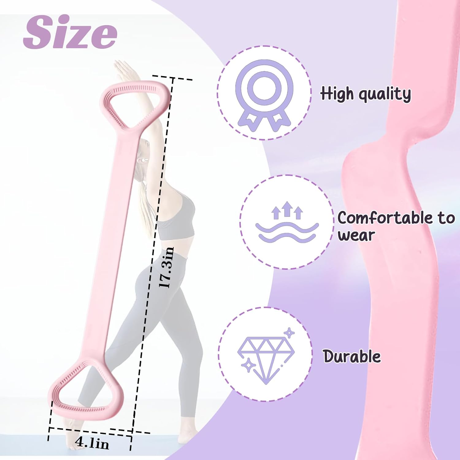 レジスタンスバンド、ハンドル付きフィギュア8フィットネスレジ - Figure 8 Resistance Band のレビューと価格