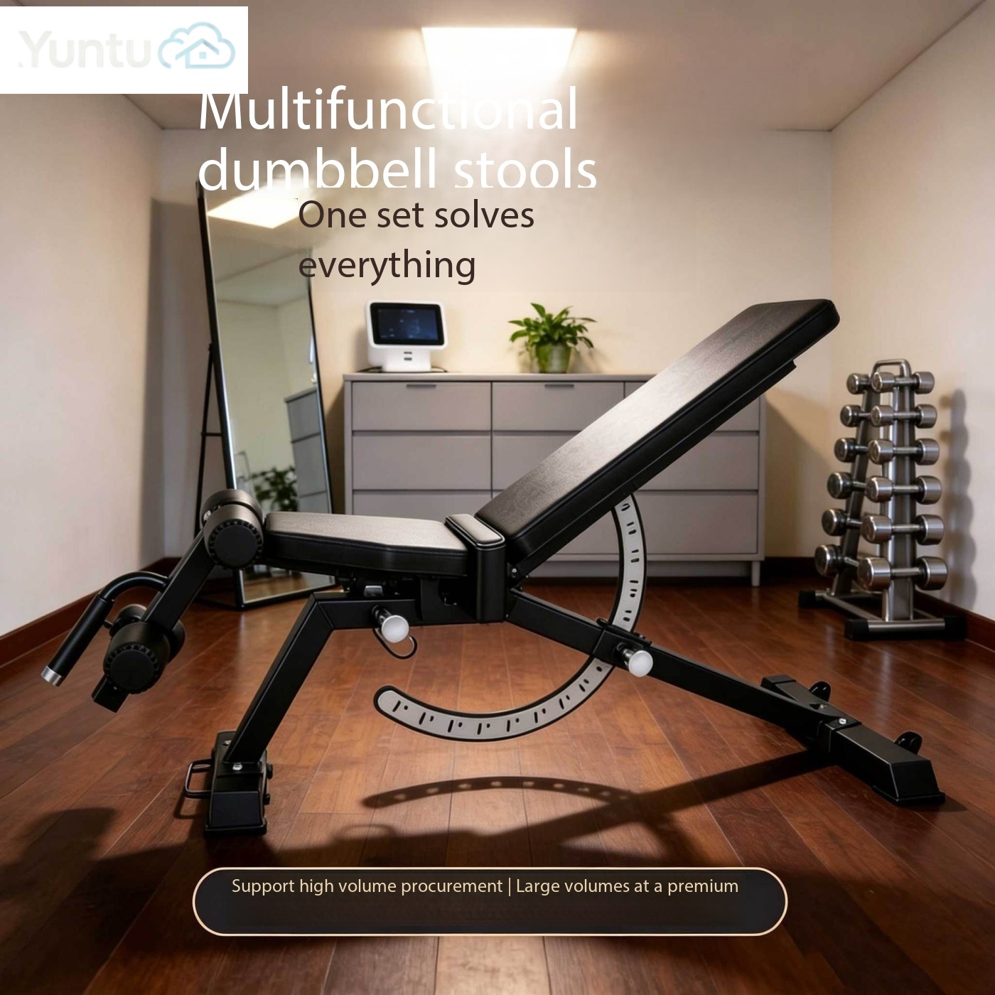 多機能折りたたみ式ウェイトホームジムワークアウトベンチ、調整 - Adjustable Dumbbells のレビューと価格