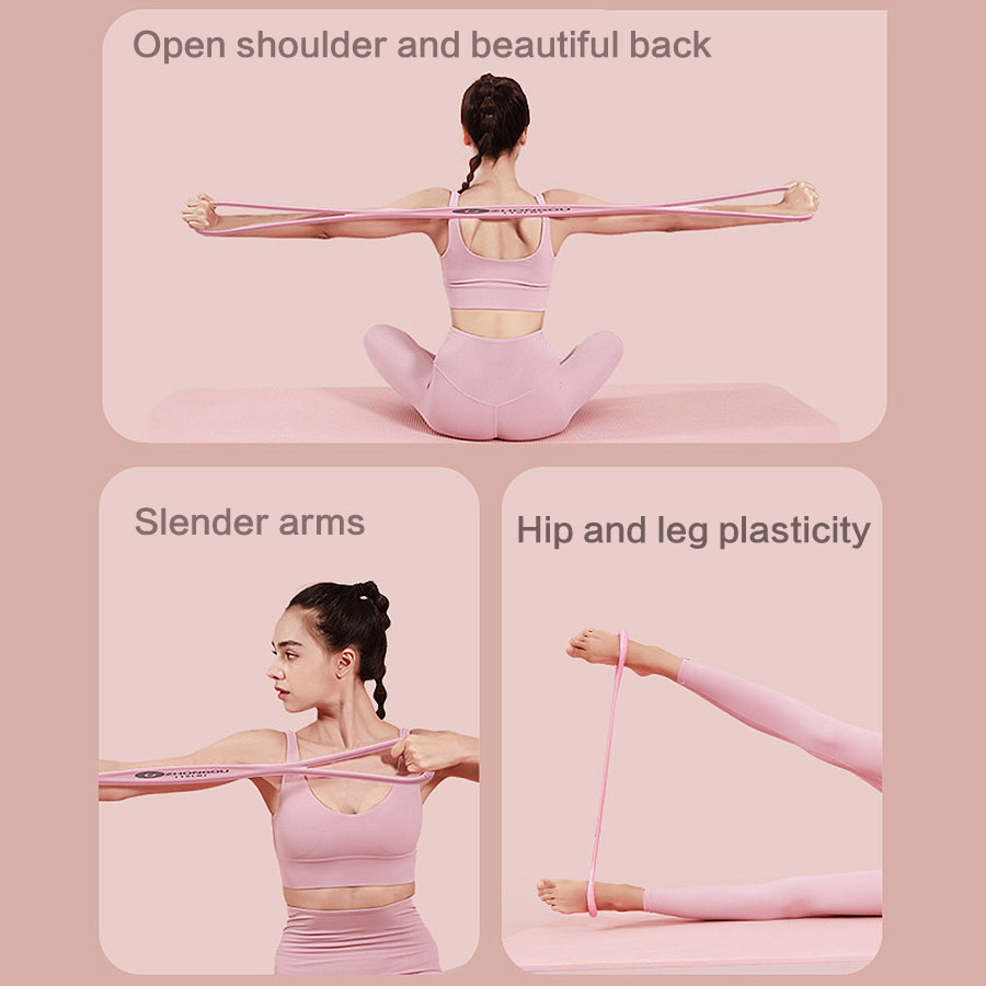 1 個のレジスタンスバンド、ヨガレジスタンスバンドストレッチ - Figure 8 Resistance Band のレビューと価格