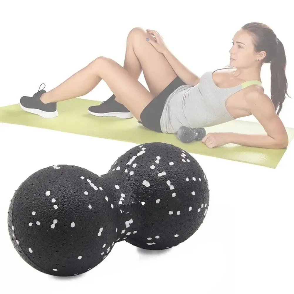 ヨガマッサージローラーボール ピーナッツ型 ダブルラクロス  - Yoga Fitness Ball のレビューと価格