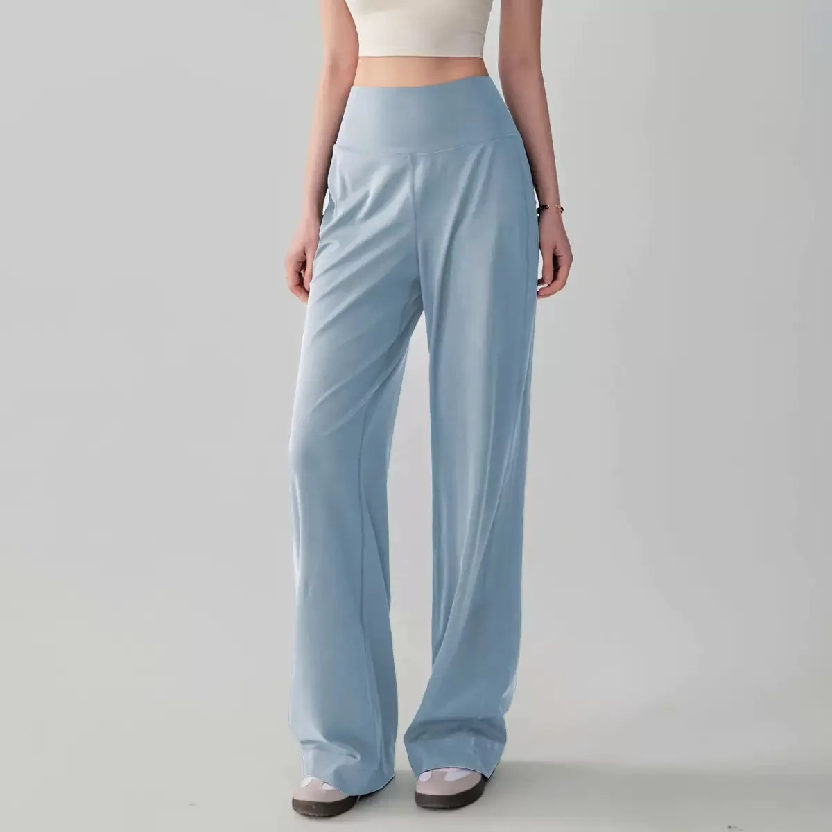 フィットネス レディース ルーズストレート スポーツパンツ  - Yoga Fitness Pants のレビューと価格