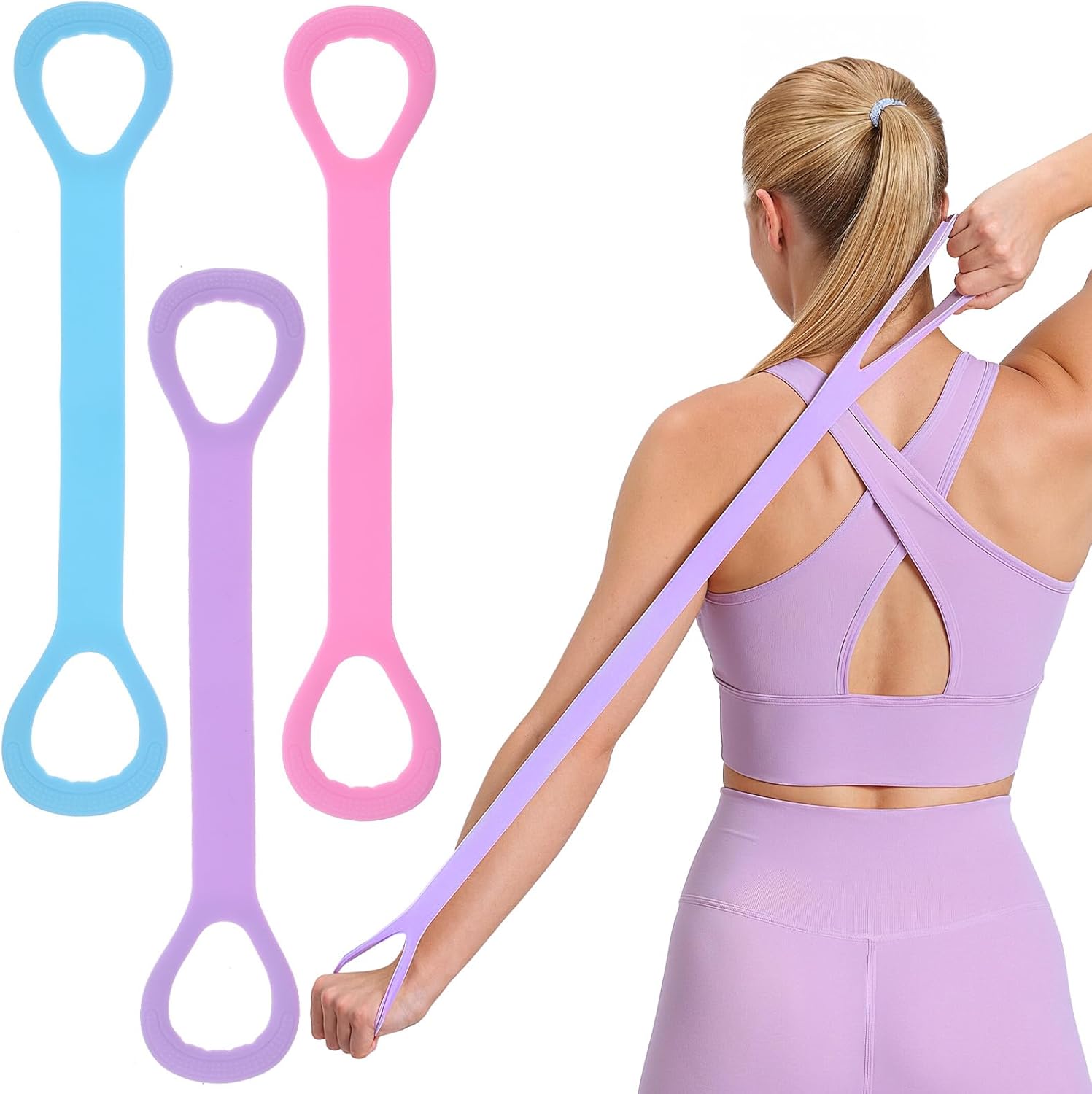 ジンシ フィギュア8型レジスタンスバンド 3本セット ヘビー - Figure 8 Resistance Band のレビューと価格