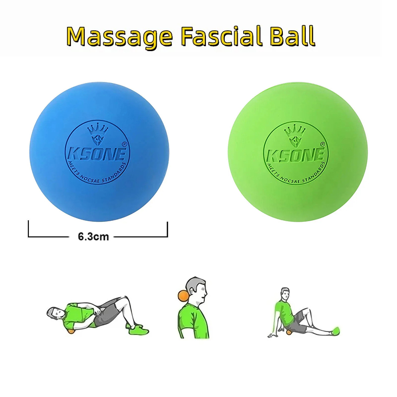 ゴム筋膜マッサージボールヨガフィットネス筋肉リラクゼーション - Yoga Fitness Ball のレビューと価格