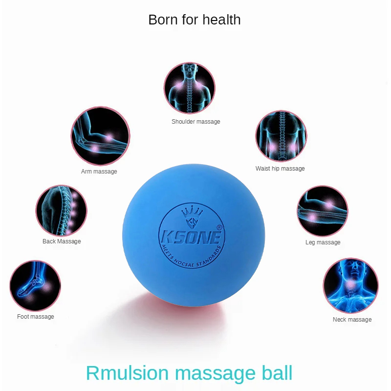ゴム筋膜マッサージボールヨガフィットネス筋肉リラクゼーション - Yoga Fitness Ball のレビューと価格