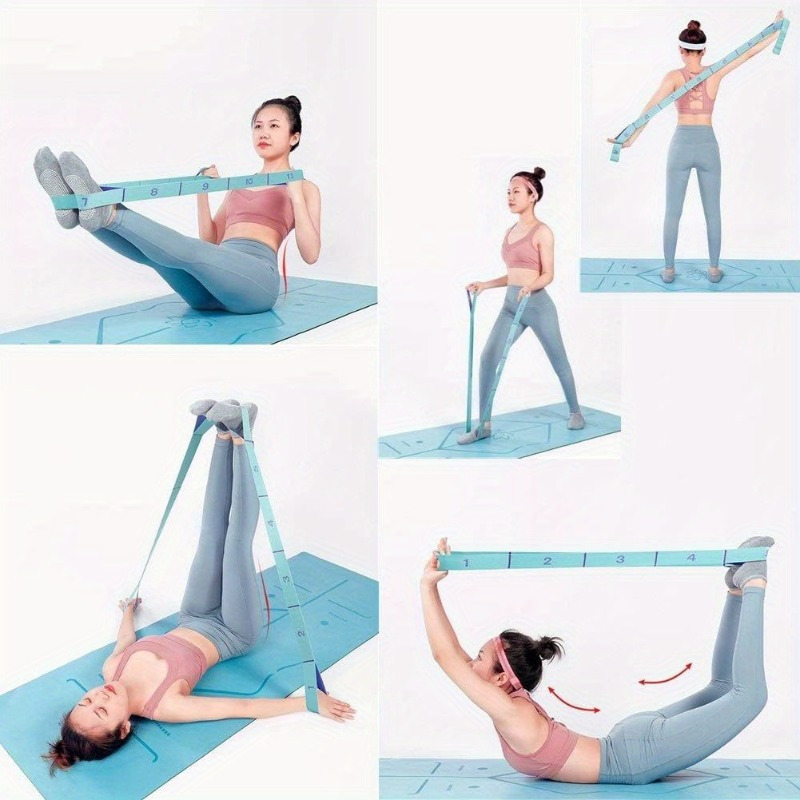 ヨガデジタルストレッチストラップ オープンショルダープルロー - Yoga Fitness Stretching Strap のレビューと価格