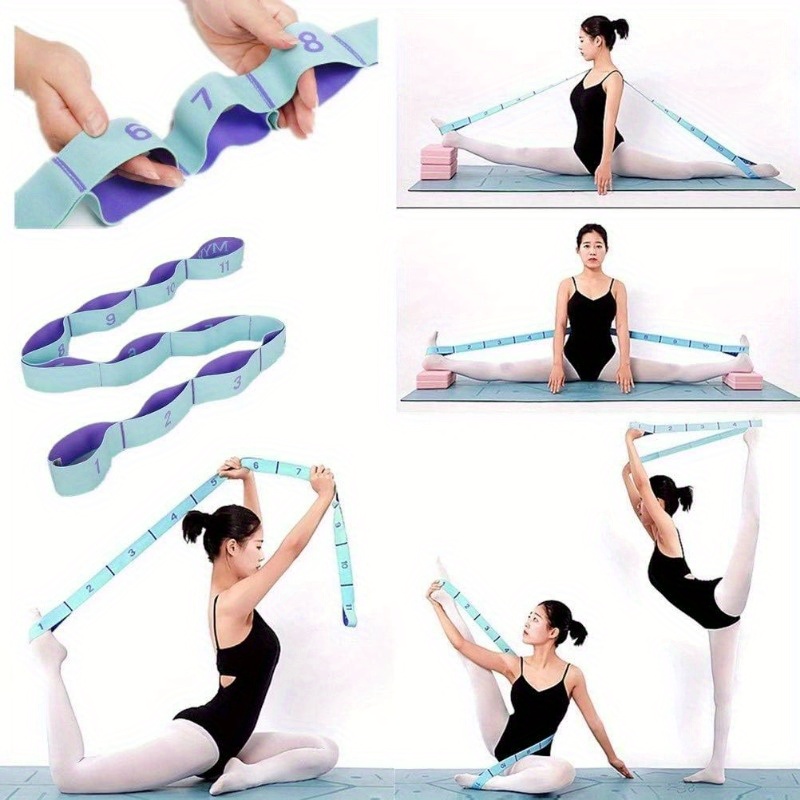 ヨガデジタルストレッチストラップ オープンショルダープルロー - Yoga Fitness Stretching Strap のレビューと価格