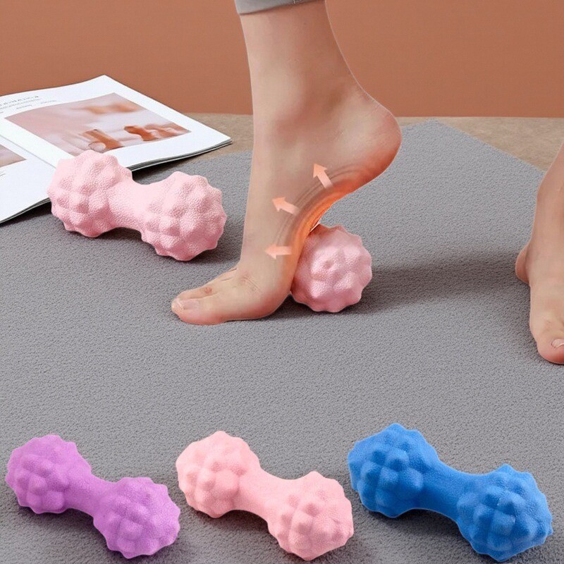 TPR製隆起ポイント付き筋膜マッサージボール、深部組織筋肉弛 - Yoga Fitness Ball のレビューと価格