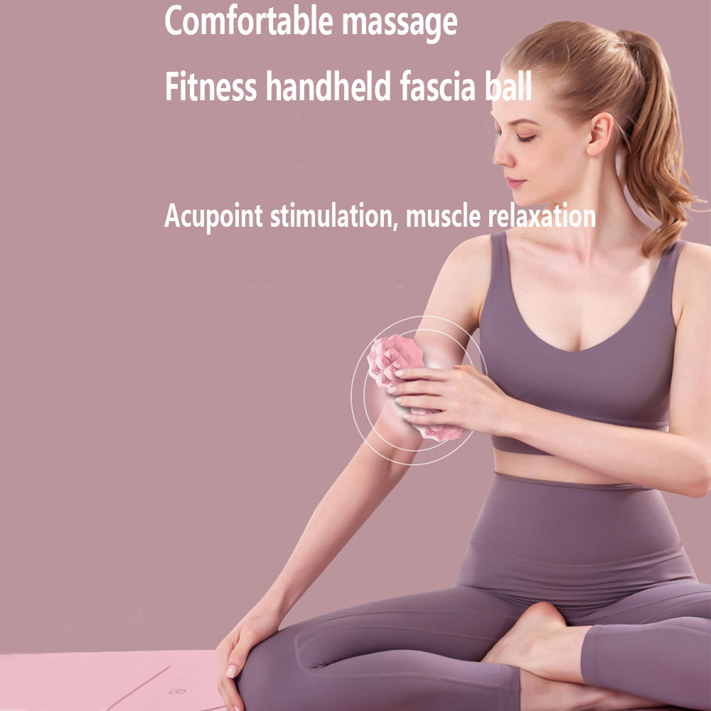 TPR製隆起ポイント付き筋膜マッサージボール、深部組織筋肉弛 - Yoga Fitness Ball のレビューと価格