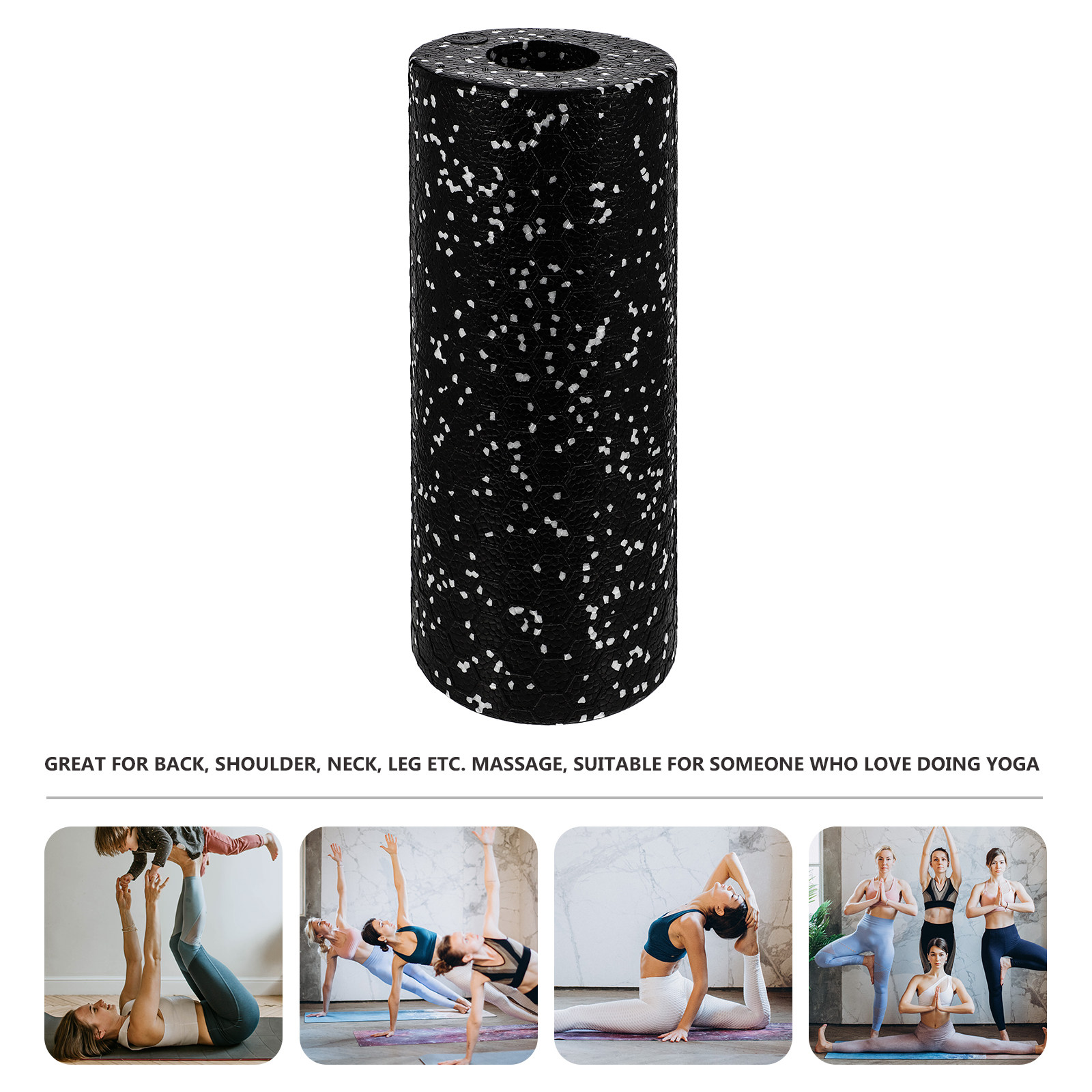 ヨガコラムローラー プレミアム素材 多機能フィットネスマッサ - Yoga Fitness Ball のレビューと価格