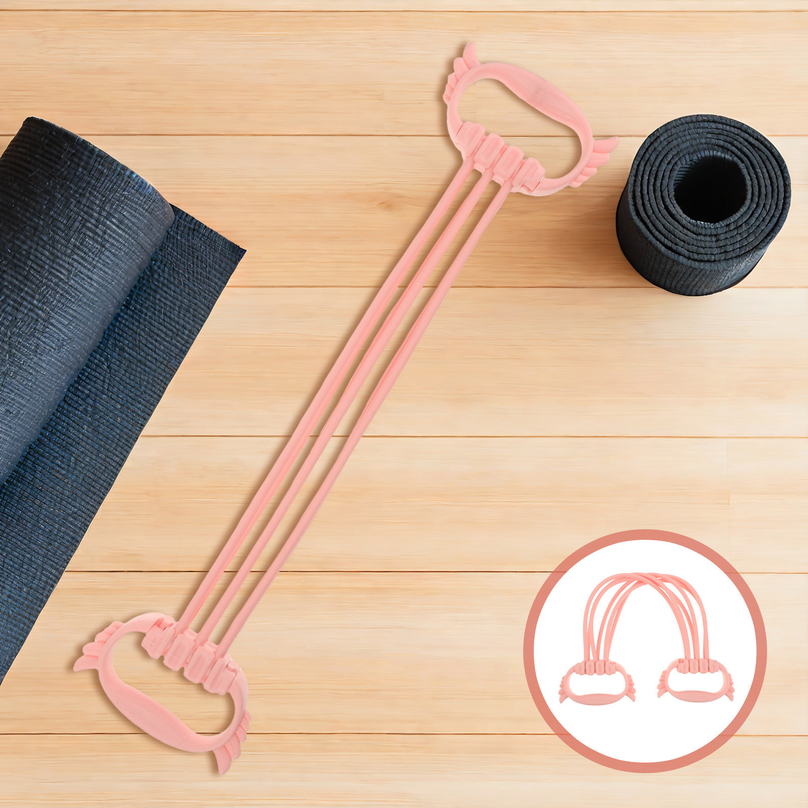 調整可能な抵抗力を持つフィギュア8バンド エラスティック 1 - Figure 8 Resistance Band のレビューと価格