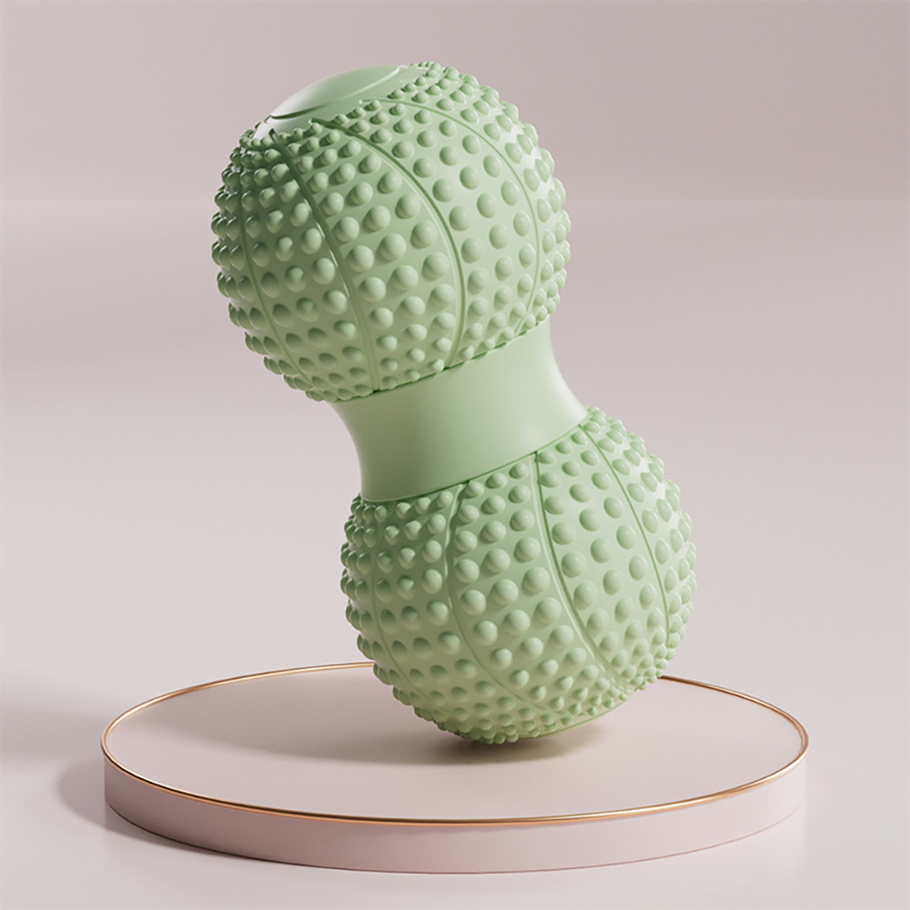 ピーナッツ型マッサージボール ヨガ ファシアボール 突起付き - Yoga Fitness Ball のレビューと価格