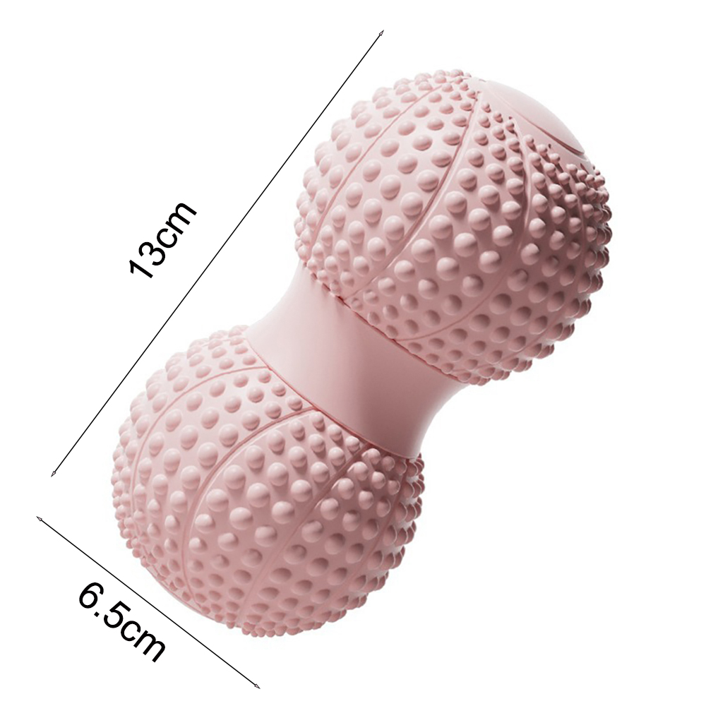 ピーナッツ型マッサージボール ヨガ ファシアボール 突起付き - Yoga Fitness Ball のレビューと価格