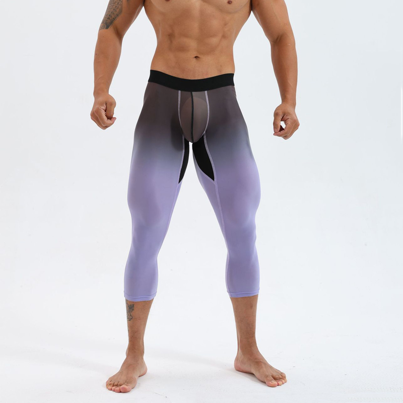 メンズ ハイウエスト コンプレッションタイツ 速乾性 超伸縮 - Yoga Fitness Pants のレビューと価格