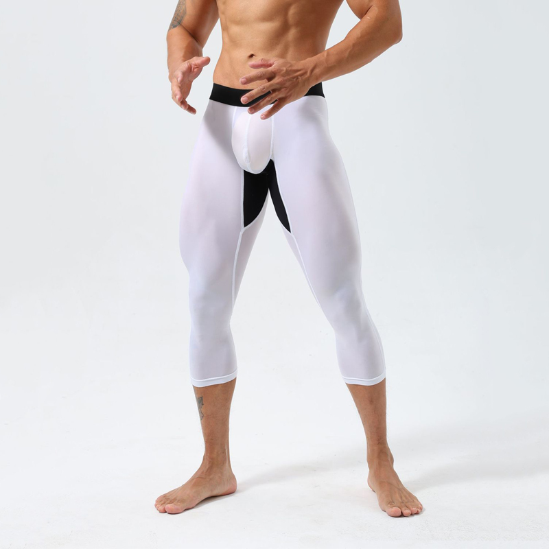メンズ ハイウエスト コンプレッションタイツ 速乾性 超伸縮 - Yoga Fitness Pants のレビューと価格