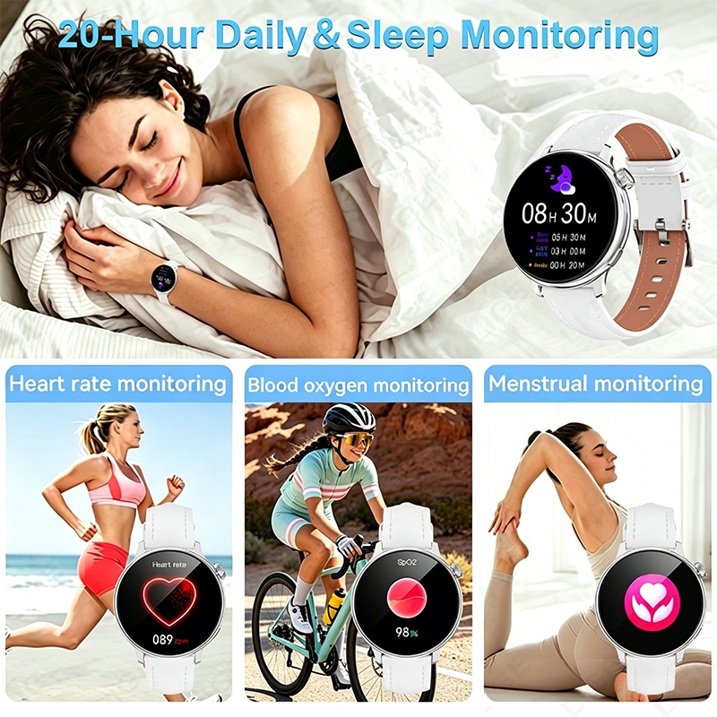 LIGE スポーツスマートウォッチ 女性用 ワイヤレス通話  - Oxygen Yoga & Fitness Yonge & Eglinton のレビューと価格