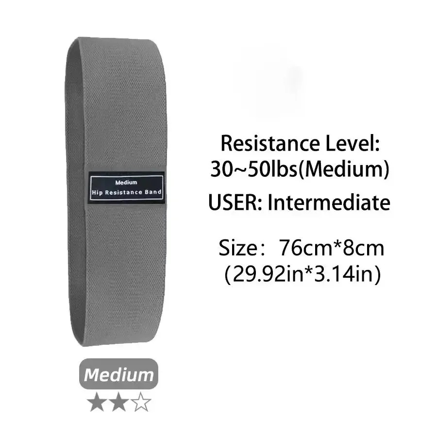 ファブリック抵抗ヒップブーティーバンド臀部太もも弾性トレーニ - Yoga Fitness Stretching Strap のレビューと価格
