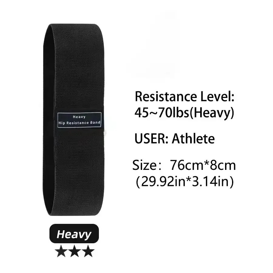 ファブリック抵抗ヒップブーティーバンド臀部太もも弾性トレーニ - Yoga Fitness Stretching Strap のレビューと価格