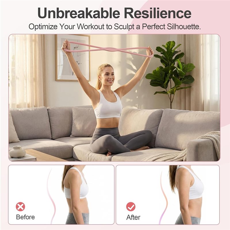 LALA 効果的なホームワークアウト用フィギュア8型レジスタ - Figure 8 Resistance Band のレビューと価格