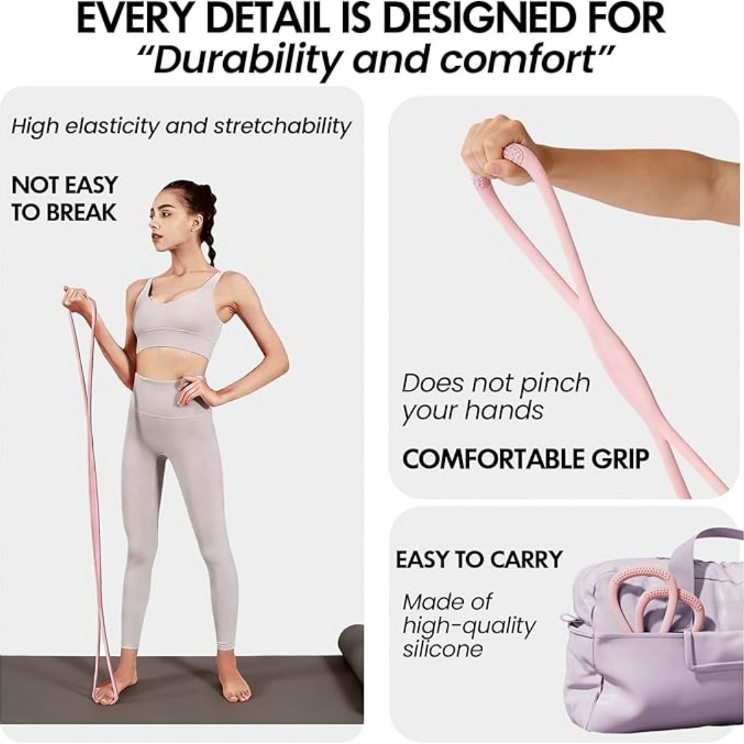 図8 女性と男性向けのレジスタンスバンド – 15LBシリコ - Figure 8 Resistance Band のレビューと価格