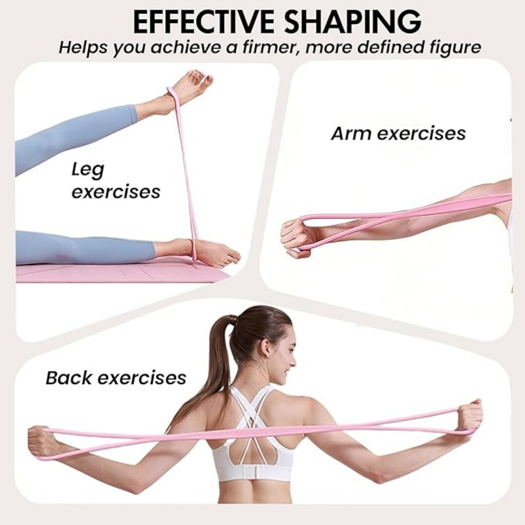 図8 女性と男性向けのレジスタンスバンド – 15LBシリコ - Figure 8 Resistance Band のレビューと価格