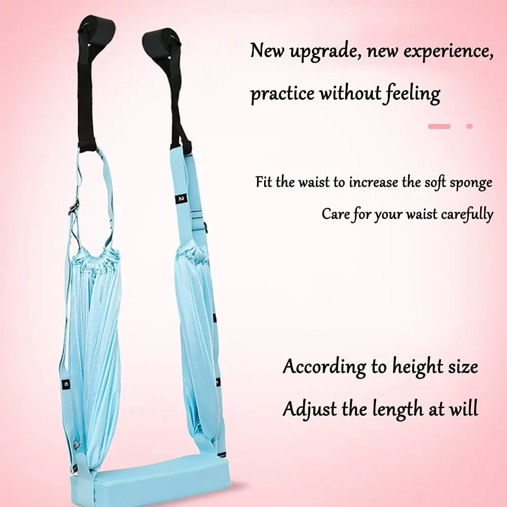 空中ヨガ弾性ストラップ,調整可能な弾性ドアフック,ヨガベルト - Yoga Fitness Stretching Strap のレビューと価格